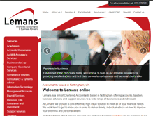 Tablet Screenshot of lemans.co.uk