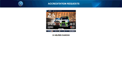 Desktop Screenshot of presse.lemans.org